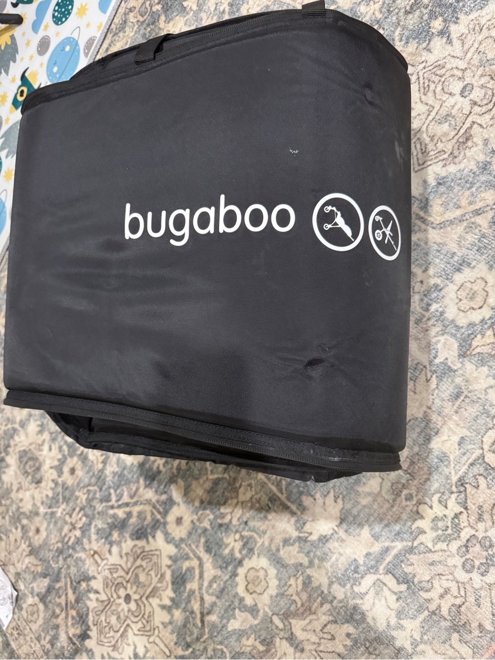 Bugaboo Black Travel Bag for single stroller- Durable Carry Case